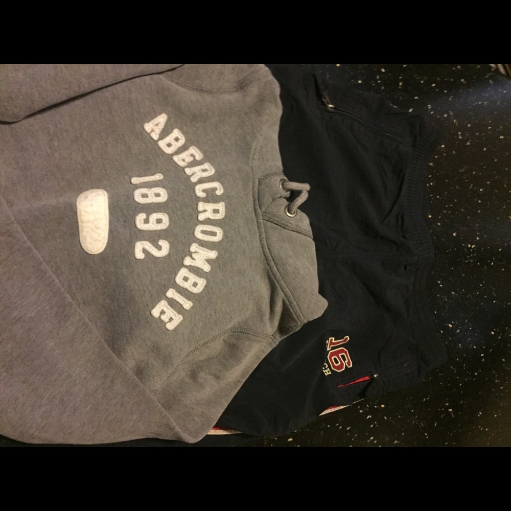 Abercrombie and Fitch sweatshirt and lined pants